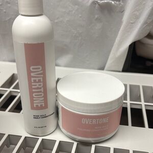 Overtone Rose Gold Hair Conditioner Set